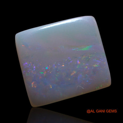 1.20 Cts Natural Australian Fire Opal Loose Gemstone Square Cabochon 9x8x2 mm AG-733