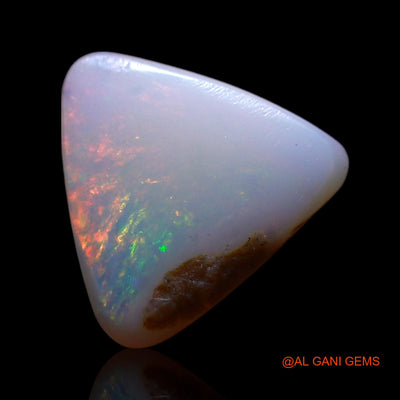 Natural Fire Opal Gemstone 1.50 Cts Loose Trillion Cabochon From Australia 9x9x3 mm AG-736