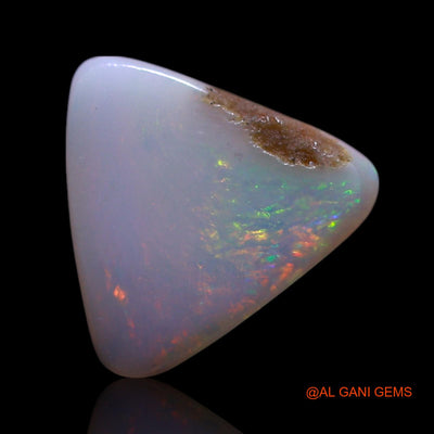 Natural Fire Opal Gemstone 1.50 Cts Loose Trillion Cabochon From Australia 9x9x3 mm AG-736