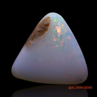 Natural Fire Opal Gemstone 1.50 Cts Loose Trillion Cabochon From Australia 9x9x3 mm AG-736