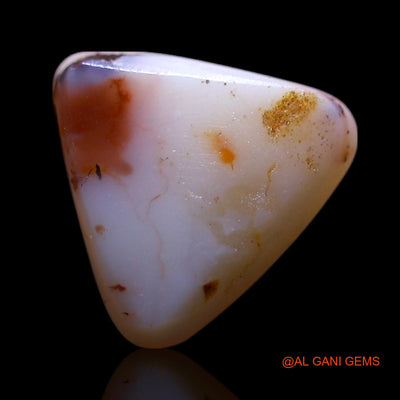 Natural Fire Opal Gemstone 1.50 Cts Loose Trillion Cabochon From Australia 9x9x3 mm AG-736