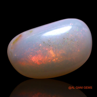 1.50 Cts Natural Australian Fire Opal Loose Gemstone Oval Cabochon 10x6x3 mm AG-738