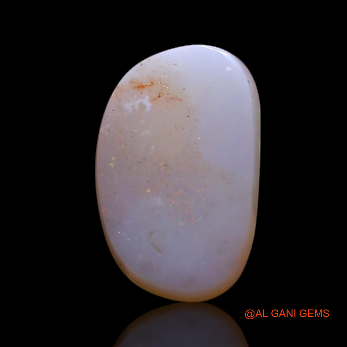 1.50 Cts Natural Australian Fire Opal Loose Gemstone Oval Cabochon 10x6x3 mm AG-738