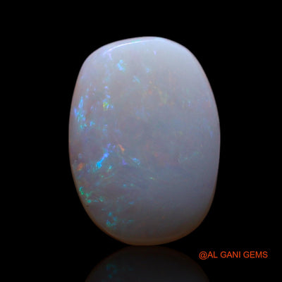 Natural Untreated Fire Opal Loose Gemstone Oval Cabochon From Australia 1.00 Cts 10x7x2 mm AG-739