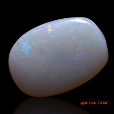 Natural Untreated Fire Opal Loose Gemstone Oval Cabochon From Australia 1.00 Cts 10x7x2 mm AG-739