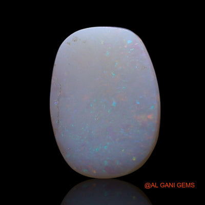 Natural Untreated Fire Opal Loose Gemstone Oval Cabochon From Australia 1.00 Cts 10x7x2 mm AG-739