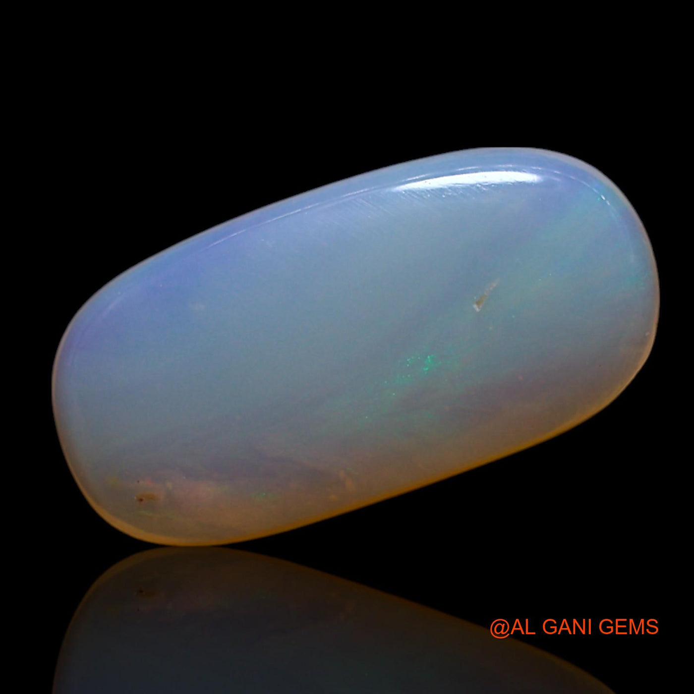 Natural Fire Opal Gemstone 1.50 Cts Loose Oval Cabochon From Australia 12x6x2 mm AG-73