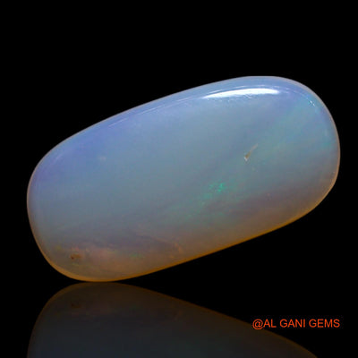 Natural Fire Opal Gemstone 1.50 Cts Loose Oval Cabochon From Australia 12x6x2 mm AG-73