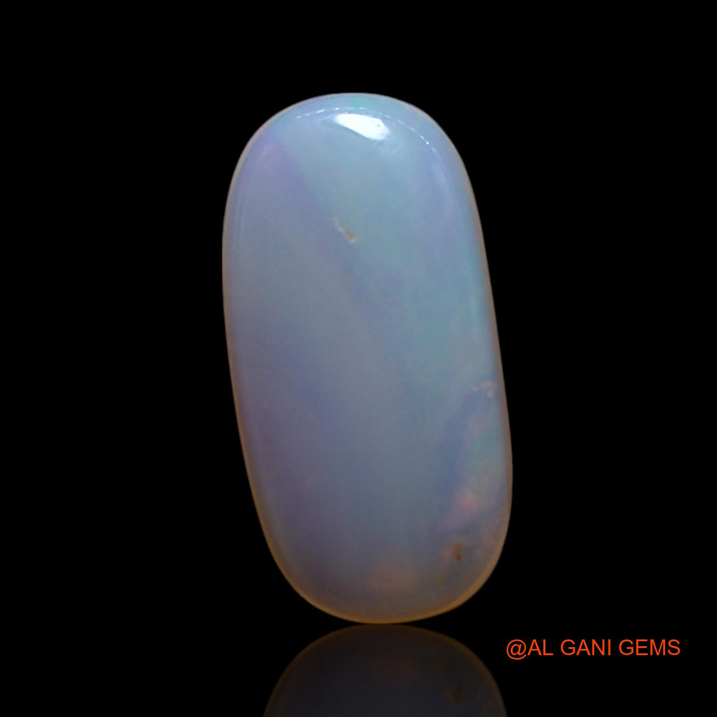 Natural Fire Opal Gemstone 1.50 Cts Loose Oval Cabochon From Australia 12x6x2 mm AG-73