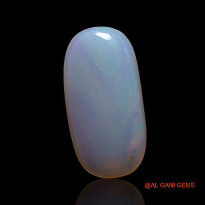 Natural Fire Opal Gemstone 1.50 Cts Loose Oval Cabochon From Australia 12x6x2 mm AG-73