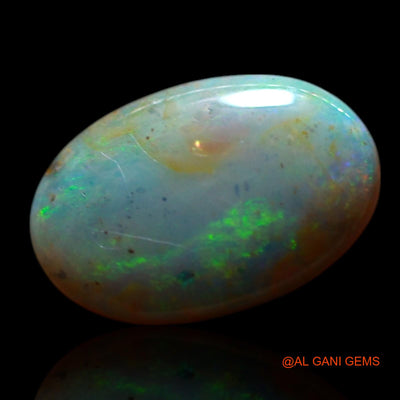 1.30 Cts Natural Australian Fire Opal Loose Gemstone Oval Cabochon 10x6x3 mm AG-740