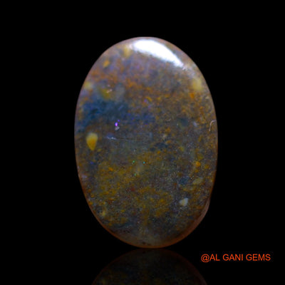 1.30 Cts Natural Australian Fire Opal Loose Gemstone Oval Cabochon 10x6x3 mm AG-740