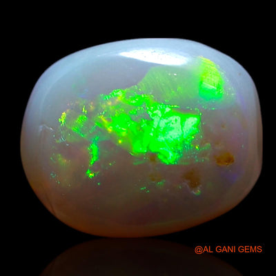 2.00 Cts Natural Australian Fire Opal Loose Gemstone Oval Cabochon 9x7x4 mm AG-741