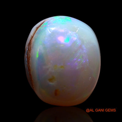 2.00 Cts Natural Australian Fire Opal Loose Gemstone Oval Cabochon 9x7x4 mm AG-741