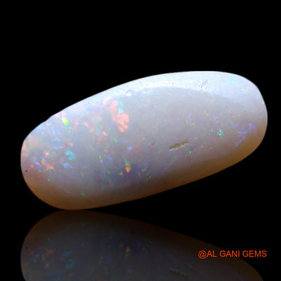0.90 Cts Natural Australian Fire Opal Loose Gemstone Oval Cabochon 11x4x2 mm AG-742