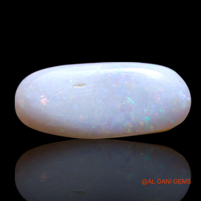0.90 Cts Natural Australian Fire Opal Loose Gemstone Oval Cabochon 11x4x2 mm AG-742
