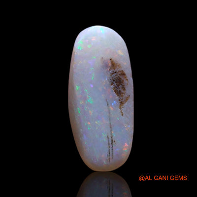 0.90 Cts Natural Australian Fire Opal Loose Gemstone Oval Cabochon 11x4x2 mm AG-742