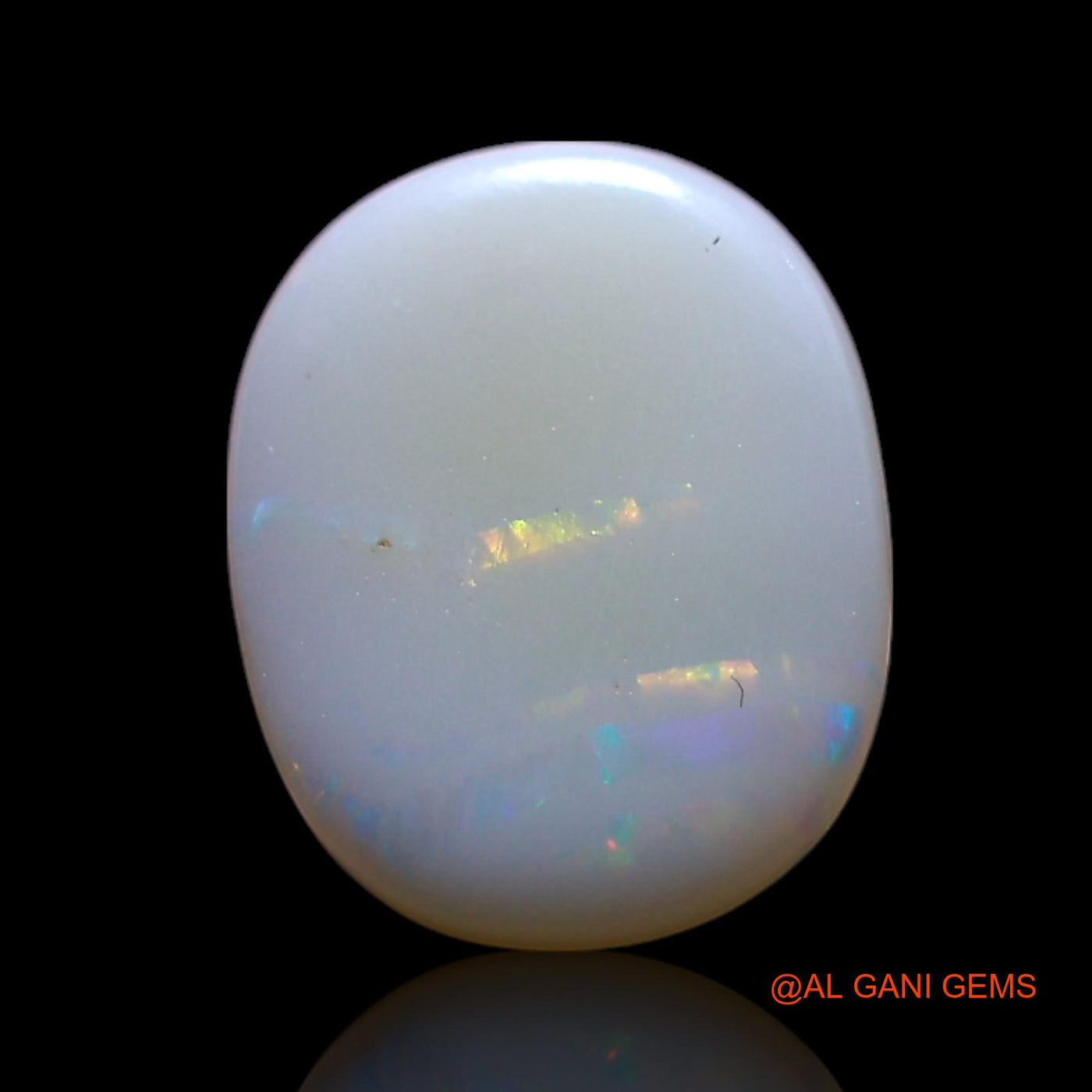 1.30 Cts Natural Australian Fire Opal Oval Cabochon Loose Gemstone For Jewelry 9x7x2 mm AG-744