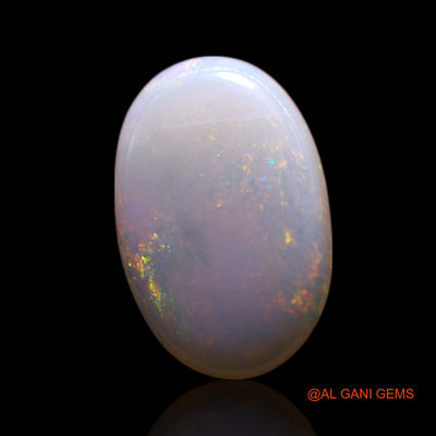 0.90 Cts Unheated Australian Fire Opal Loose Gemstone Oval Cabochon Natural 9x6x2 mm AG-745