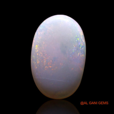 0.90 Cts Unheated Australian Fire Opal Loose Gemstone Oval Cabochon Natural 9x6x2 mm AG-745