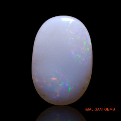 0.65 Cts Unheated Australian Fire Opal Loose Gemstone Oval Cabochon Natural 9x6x1 mm AG-746