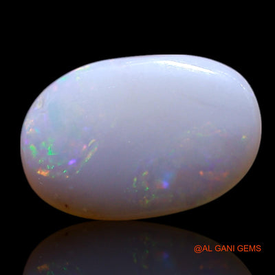 0.65 Cts Unheated Australian Fire Opal Loose Gemstone Oval Cabochon Natural 9x6x1 mm AG-746