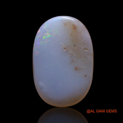0.65 Cts Unheated Australian Fire Opal Loose Gemstone Oval Cabochon Natural 9x6x1 mm AG-746