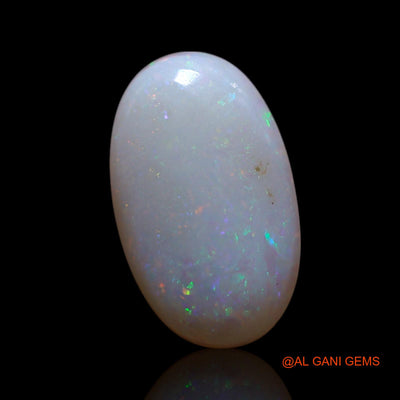 Natural Untreated Fire Opal Loose Gemstone Oval Cabochon From Australia 1.00 Cts 11x7x2 mm AG-74