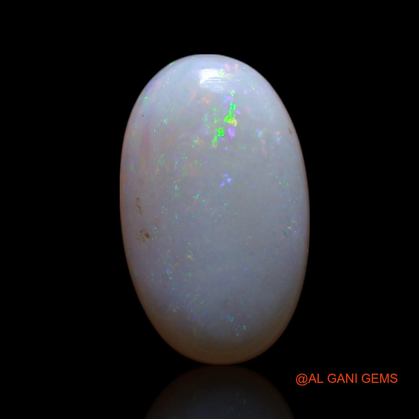Natural Untreated Fire Opal Loose Gemstone Oval Cabochon From Australia 1.00 Cts 11x7x2 mm AG-74