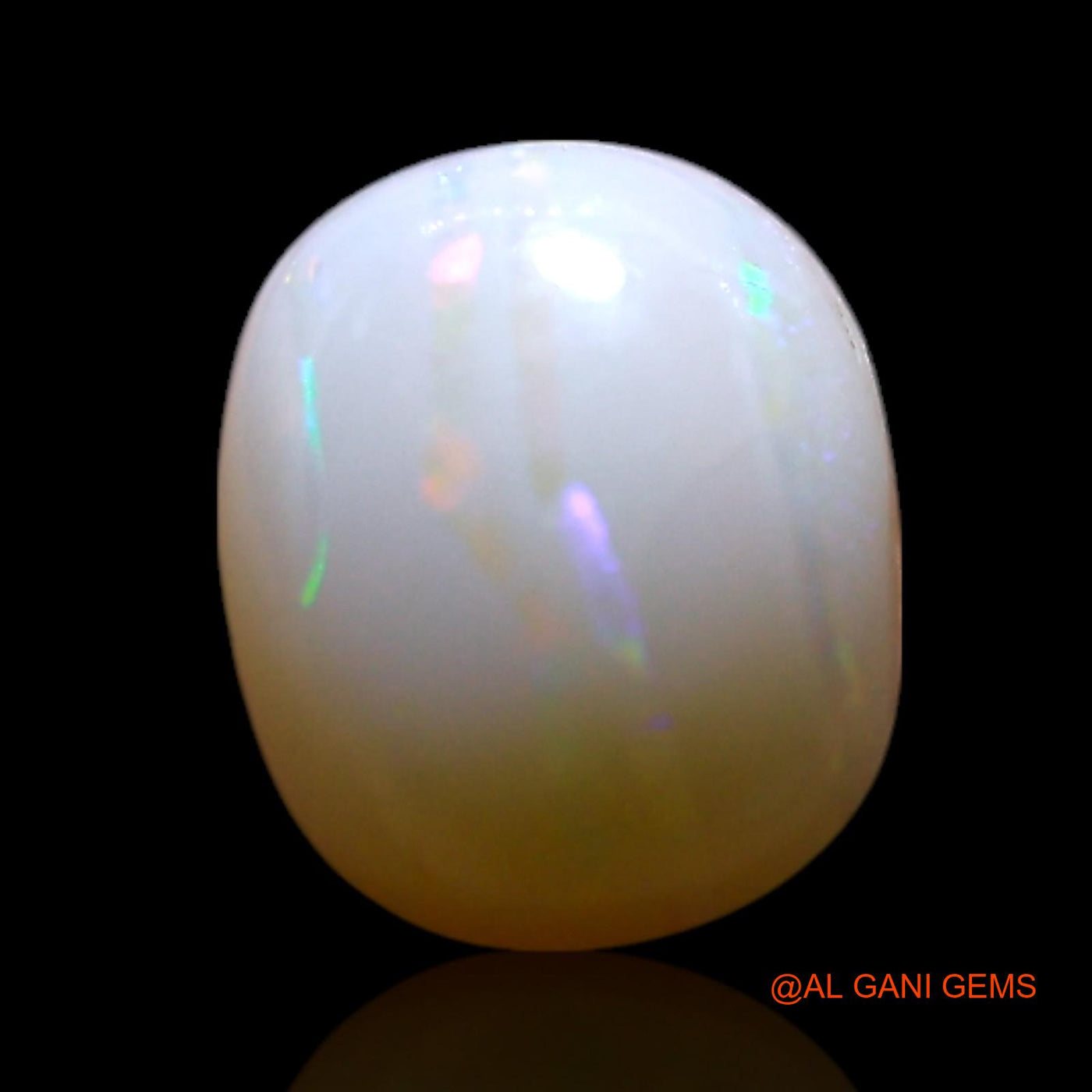 1.00 Cts Unheated Australian Fire Opal Loose Gemstone Oval Cabochon Natural 7x6x4 mm AG-750