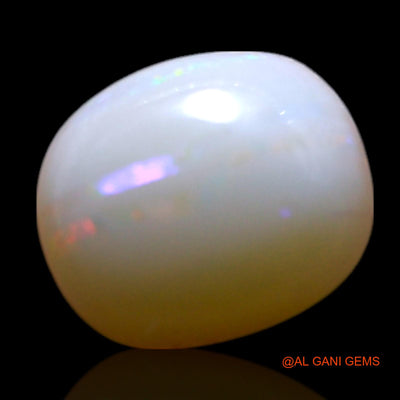 1.00 Cts Unheated Australian Fire Opal Loose Gemstone Oval Cabochon Natural 7x6x4 mm AG-750