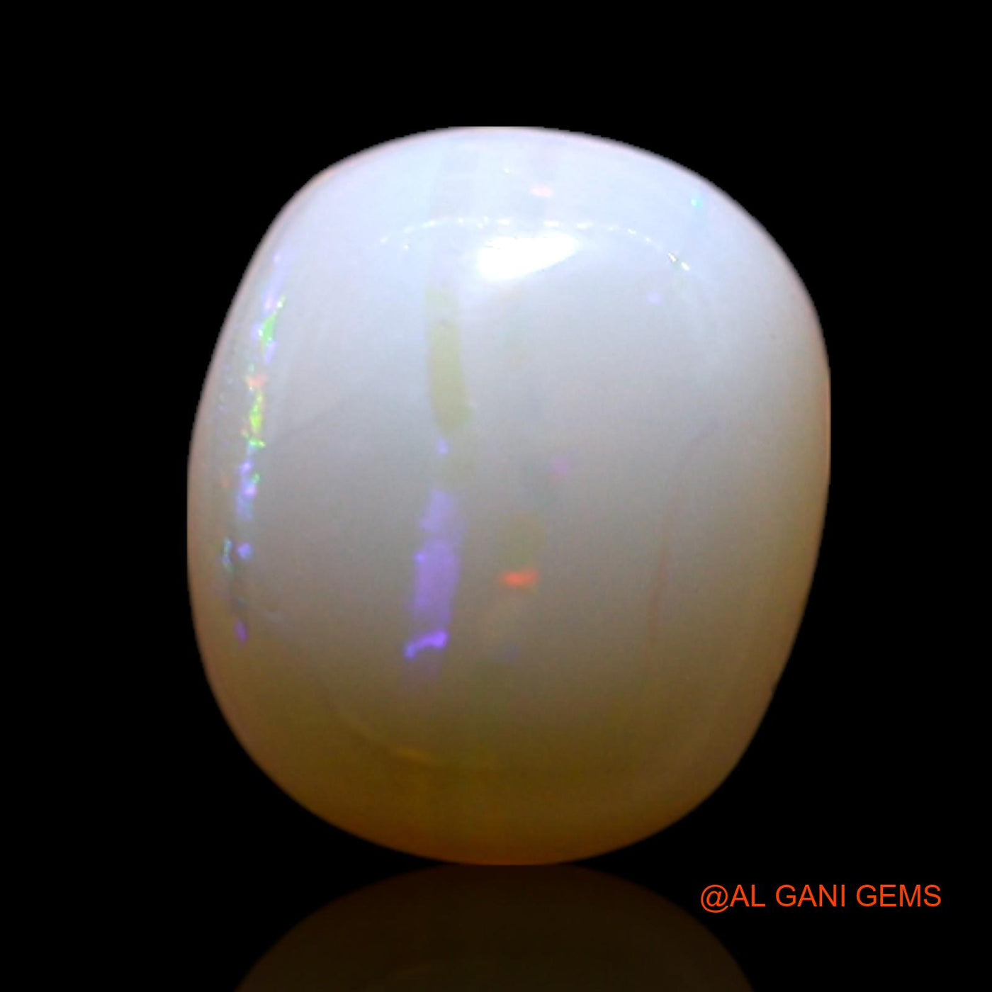 1.00 Cts Unheated Australian Fire Opal Loose Gemstone Oval Cabochon Natural 7x6x4 mm AG-750