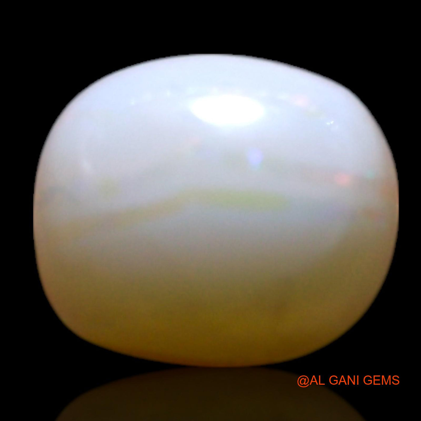 1.00 Cts Unheated Australian Fire Opal Loose Gemstone Oval Cabochon Natural 7x6x4 mm AG-750