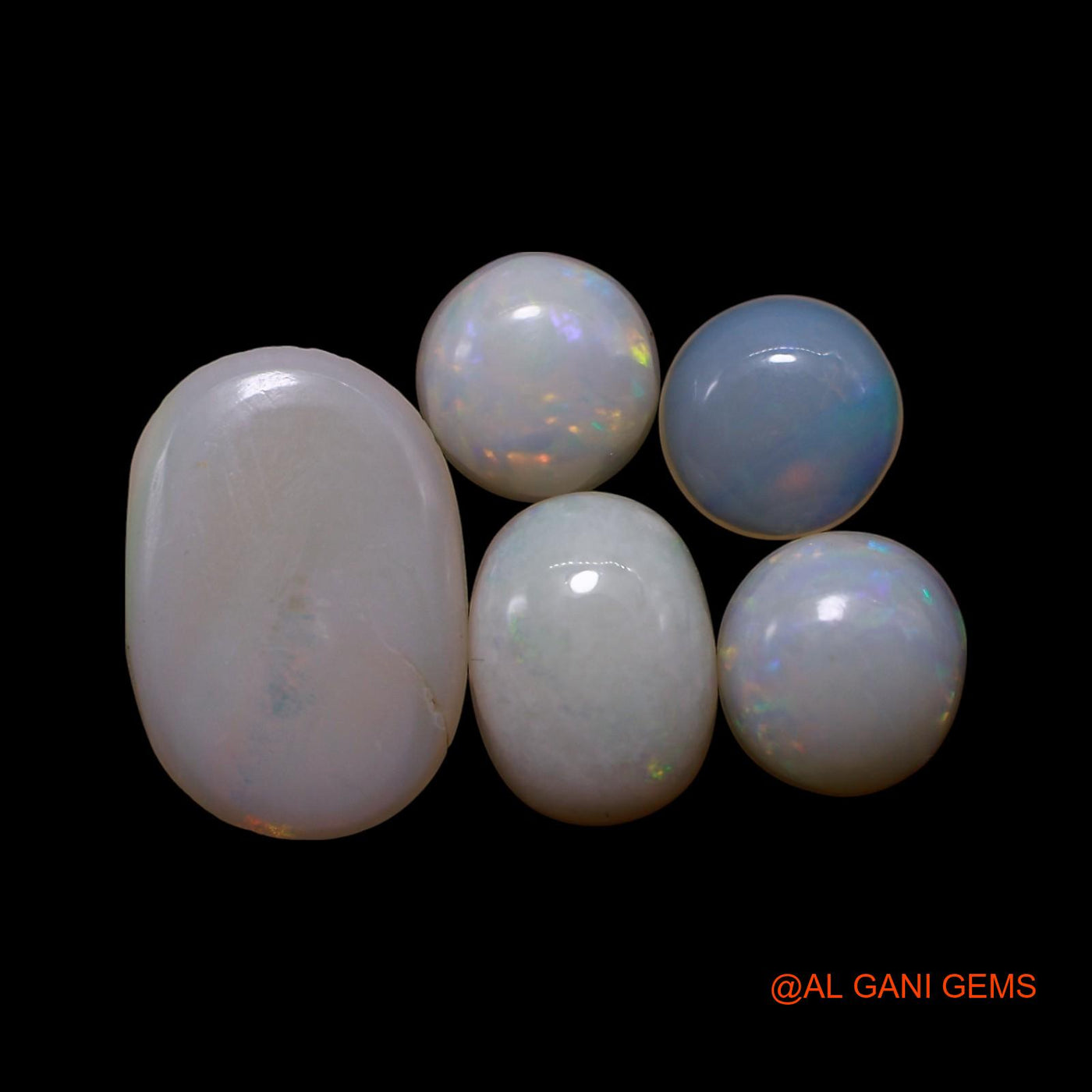 4.00 Cts Natural Australian Fire Opal Mix Shape Cabochon 5 Pcs Wholesale Lot Loose Gemstone 6X6X2 TO 8X12X2 MM AG-780