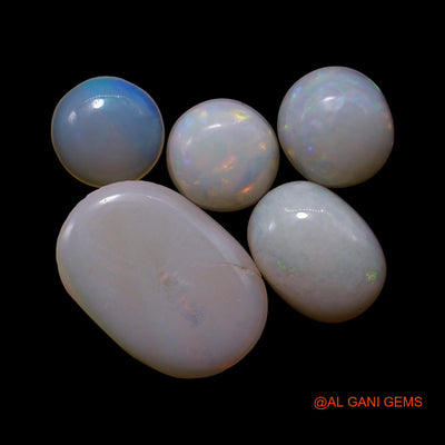 4.00 Cts Natural Australian Fire Opal Mix Shape Cabochon 5 Pcs Wholesale Lot Loose Gemstone 6X6X2 TO 8X12X2 MM AG-780