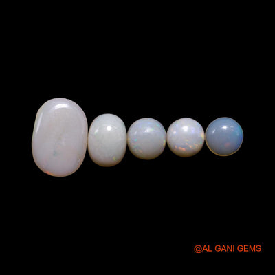 4.00 Cts Natural Australian Fire Opal Mix Shape Cabochon 5 Pcs Wholesale Lot Loose Gemstone 6X6X2 TO 8X12X2 MM AG-780