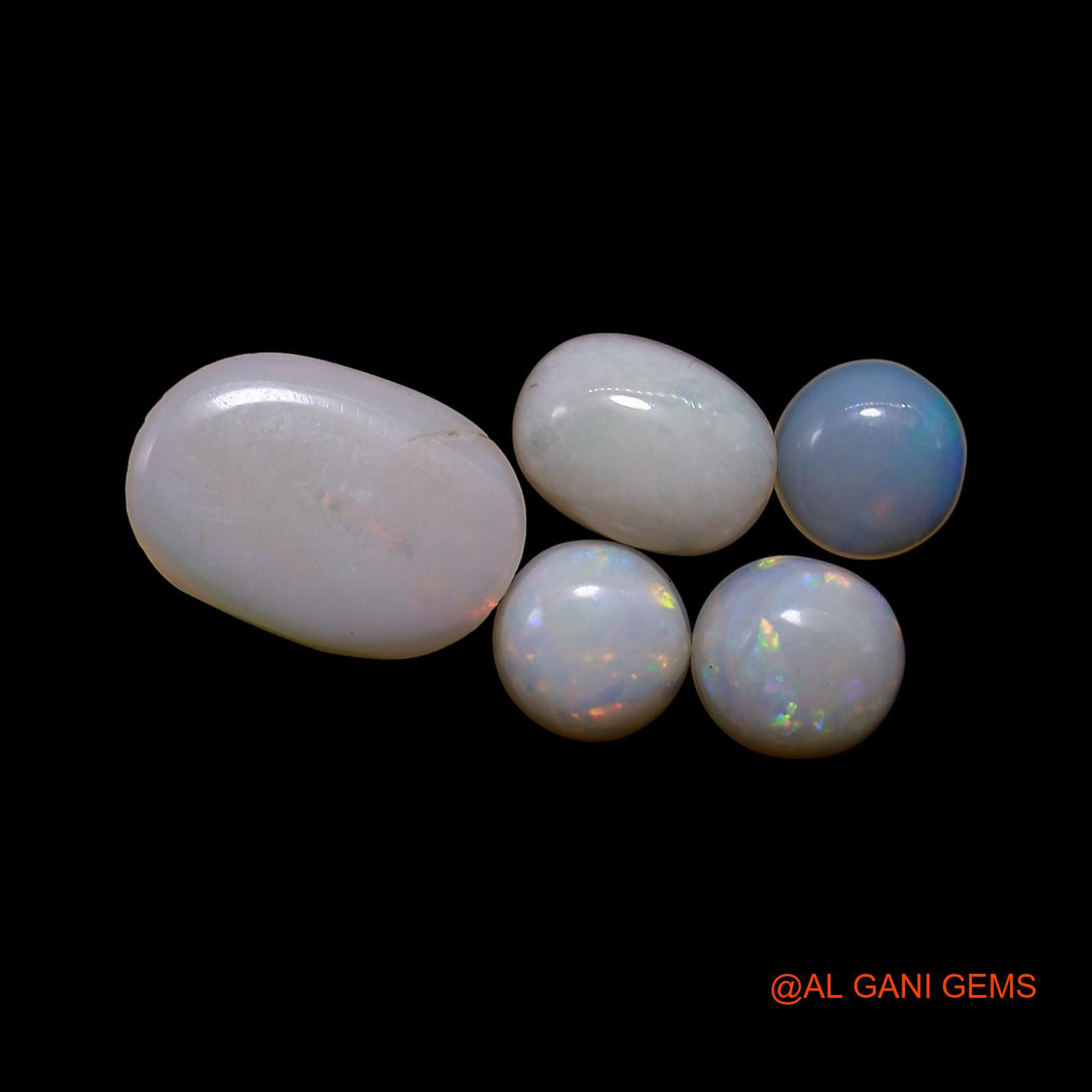 4.00 Cts Natural Australian Fire Opal Mix Shape Cabochon 5 Pcs Wholesale Lot Loose Gemstone 6X6X2 TO 8X12X2 MM AG-780