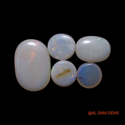 4.00 Cts Natural Australian Fire Opal Mix Shape Cabochon 5 Pcs Wholesale Lot Loose Gemstone 6X6X2 TO 8X12X2 MM AG-780