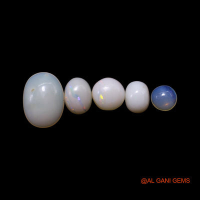 3.00 Cts Australian Fire Opal Loose Gemstone Mix Shape Cabochon Natural 5 Pcs Wholesale Lot 4X4X2 TO 7X10X2 MM AG-783
