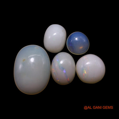 3.00 Cts Australian Fire Opal Loose Gemstone Mix Shape Cabochon Natural 5 Pcs Wholesale Lot 4X4X2 TO 7X10X2 MM AG-783
