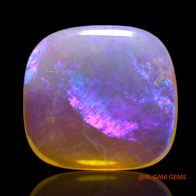 1.00 Cts Natural Australian Fire Opal Loose Gemstone Square Cabochon 10x9x2 mm AG-79