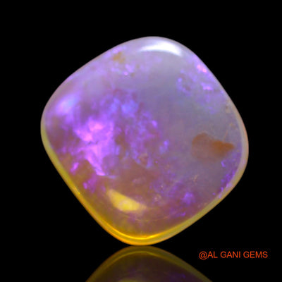 1.00 Cts Natural Australian Fire Opal Loose Gemstone Square Cabochon 10x9x2 mm AG-79