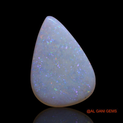 1.40 Cts Natural Australian Fire Opal Loose Gemstone Pear Cabochon 13x9x2 mm AG-7