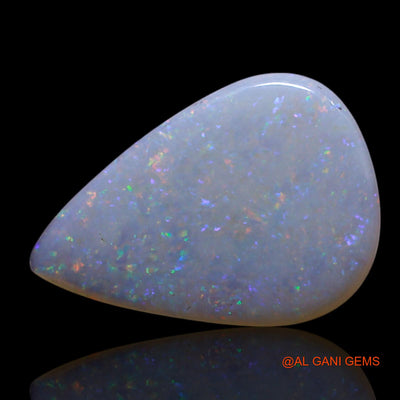 1.40 Cts Natural Australian Fire Opal Loose Gemstone Pear Cabochon 13x9x2 mm AG-7