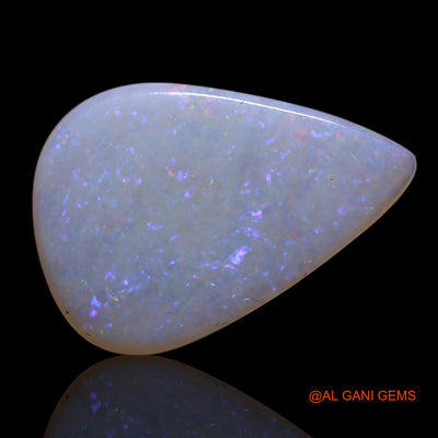 1.40 Cts Natural Australian Fire Opal Loose Gemstone Pear Cabochon 13x9x2 mm AG-7