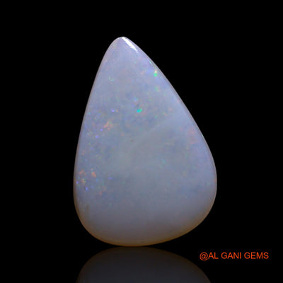 1.40 Cts Natural Australian Fire Opal Loose Gemstone Pear Cabochon 13x9x2 mm AG-7