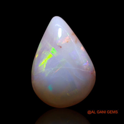 1.90 Cts Natural Australian Fire Opal Loose Gemstone Pear Cabochon 11x8x4 mm AG-80