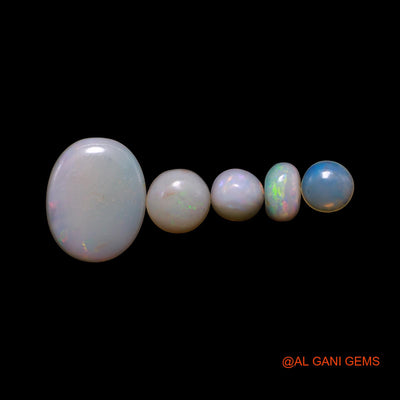 3.00 Cts Australian Fire Opal Loose Gemstone Mix Shape Cabochon Natural 5 Pcs Wholesale Lot 3X5X2 TO 9X12X1 MM AG-816