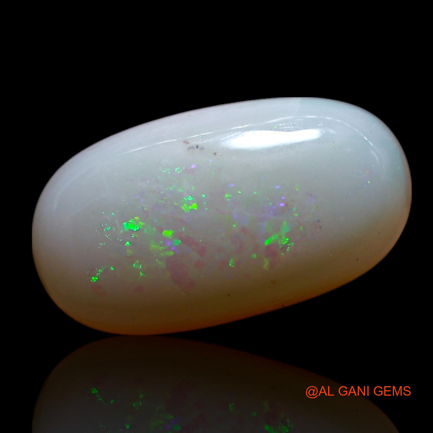 Natural Untreated Fire Opal Loose Gemstone Oval Cabochon From Australia 2.00 Cts 12x6x3 mm AG-81