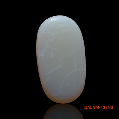 Natural Untreated Fire Opal Loose Gemstone Oval Cabochon From Australia 2.00 Cts 12x6x3 mm AG-81